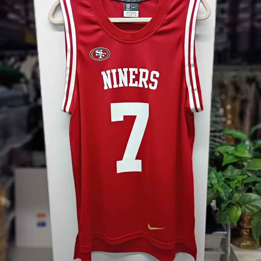Colin Kaepernick #7 San Francisco 49ers Red Sleeveless Jersey